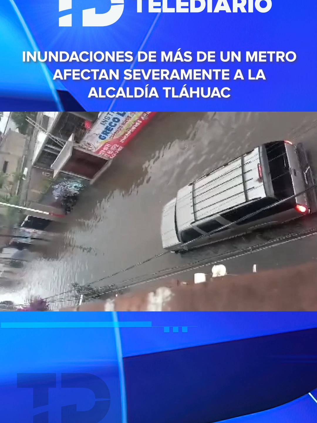 Fuertes lluvias deja bajo el agua a Tláhuac #telediariomx #tiktokinforma #noticias #noticiastiktok #cdmx #tlahuac #lluvias #lluviasfuertes #inundaciones #entretenews #tiktokmehizover