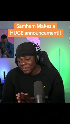 Samham makes a HUGE announcement. Congrats Sam!! #airjordan #nike #pcgaming #gamingclips #gtaclips #gtarp #100k #foryoupage #viral #gaming @samham 