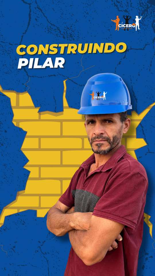 Construindo Pilar! #pedreiro #reforma #obras #construcao #fyp 