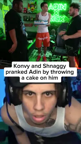 they violated him #adinross #konvy #prank #cake #angry 