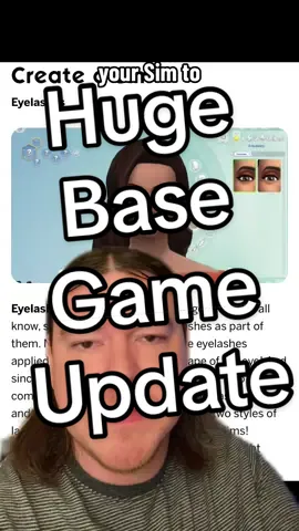 #EAPartner There was a HUGE uodate for the Sims 4 Base Game today! Here’s all the new features introduced today.  This is not a sponsored video but I am a member of the EA Creator Network and have received free content for the Sims 4 in the past.  #TheSims #TheSims4 #Sims4 #Sims4News 