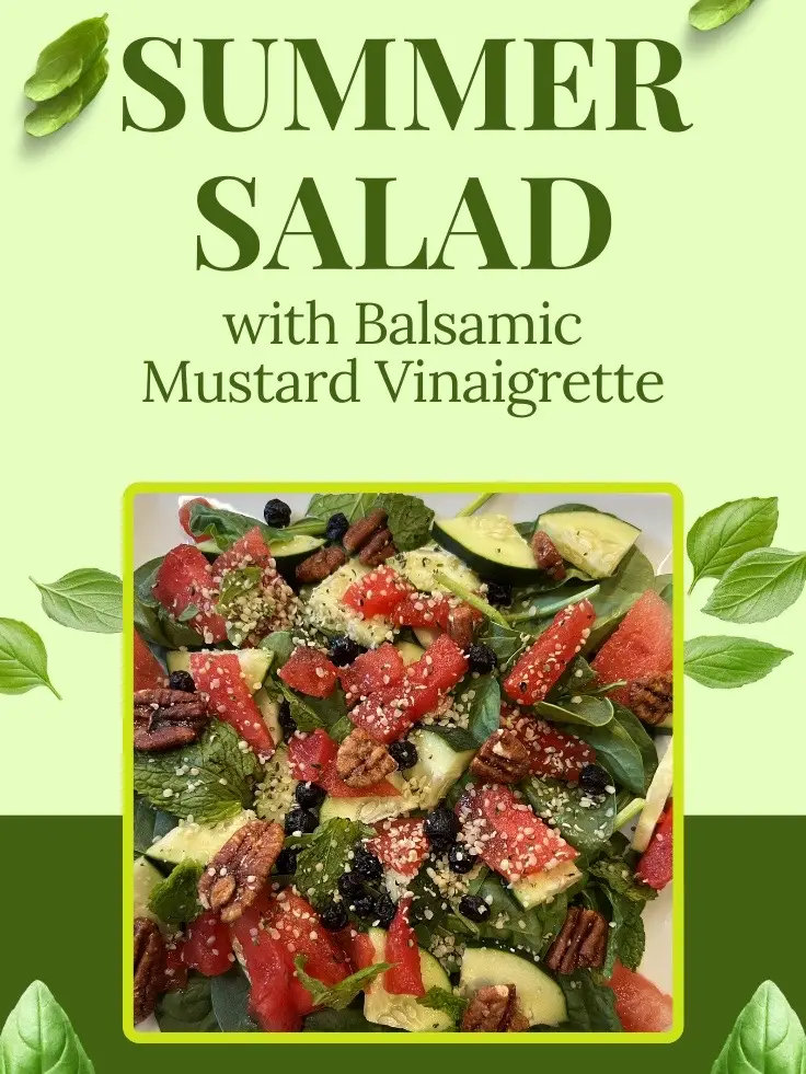 I'm excited to share my sweet summer salad with you! This refreshing salad recipe is perfect for hot days and features a delicious homemade dressing that ties it all together. It's a must-try for anyone looking to enjoy a healthy, tasty meal this summer.  👩‍🍳 Full recipe + nutrition info on my blog:) Link in bio 🔍 SUMMER #SaladRecipe #HomemadeDressing #SummerSalad #HealthyEating #SummerRecipes #creatorsearchinsights 