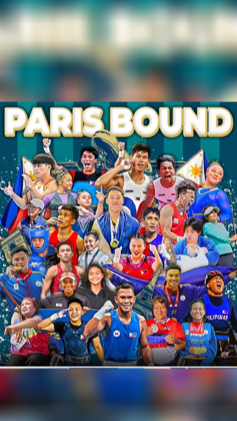 Let's rally behind #TeamPhilippines as they chase their dreams and aim for the gold💪 🇵🇭 Filipino Athletes Representing the Philippines at the 2024 Paris Olympic Games  ATHLETICS Field events - EJ Obiena: Men's pole vault Track & road events - John Cabang: Men's 110 m hurdles - Lauren Hoffman: Women's 400 m hurdles  BOXING - Carlo Paalam: Men's Featherweight - Eumir Marcial: Men's Middleweight - Aira Villegas: Women's Flyweight - Nesthy Petecio: Women's Featherweight - Hergie Bacyadan: Women's Middleweight  FENCING - Samantha Catantan: Women's Foil  GOLF - Bianca Pagdanganan: Women's Individual - Dottie Ardina: Women's Individual  GYMNASTICS - Carlos Yulo: Men's All-Around - Aleah Finnegan: Women's All-Around - Emma Malabuyo: Women's All-Around - Levi Ruivivar: Women's All-Around  JUDO - Kiyomi Watanabe: Women's - 63kg  ROWING - Joanie Delgaco: Women's Single Sculls  SWIMMING - Jarod Hatch: Men's 100M Butterfly - Kayla Sanchez: Women's 100M Freestyle  WEIGHTLIFTING - John Febuar Ceniza: Men's - 61kg - Elreen Ando: Women's - 59kg - Vanessa Sarno: Women's - 71kg #labanpilipinas  #parisolympics2024  #paris2024  #Ginto #pinoy 