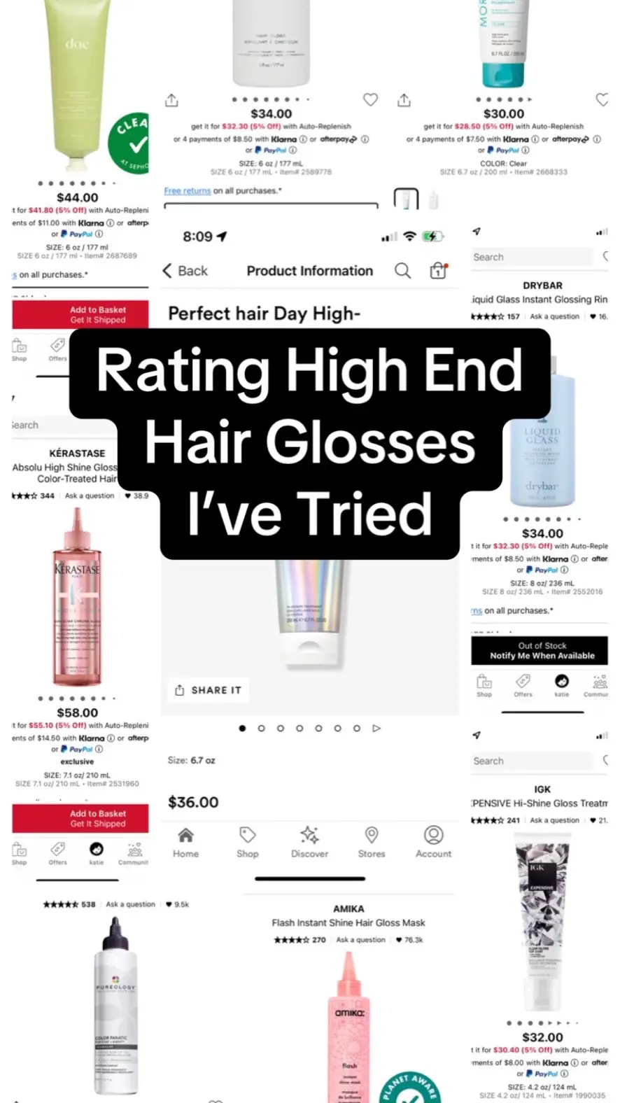 Rating high end hair glossies ive tried!  @amika @Kérastase @Dae Hair @Pureology @IGK Hair @Living Proof, Inc.  #hairtok #haircare #hairhealth #haircareroutine #hairgloss #shinyhair #longhair #healthyhairjourney #hairglosstreatment #salonhairathome  #amika #amikashine #ouai #oauigloss #kerastase #moroccanoil #dae #igkhair #pureology #livingproof #drybar  #patrickta #patricktabeauty #patricktablush #doubletakeblush #creamblush #powderblush #blush #lipmask #mascara #makeupbrush #lipgloss #eyebrowgel #contour #bronzer #lipplumper #skincare #skincareroutine #skintok #spf #spfmakeup #sunscreen #tintedsunscreen #tintedspf #eltamd #eltamdsunscreen #colorescience #flexshield #nudestix #nudescreen #spf50 #spf30  #mascara #makeupreviews #mascarareview #mascarareview #mascararoutine #highendmascara #benefitcosmetics #benefittheyrereal #fenty #fentymascara #badgalbangmascara #dior #diormascara #urbandecay #josiemaran #tarte #rollerlash  #lipoil #lipgloss #lipplumper #viralbeauty #olehenriksen #lippeptidebalm #innbeautyproject #saiebeauty #glossybouncelipoil #summerfridays #summerfridayslipbalm #lipbalm #lippies #sephora #sephorasale #sephorarecommendation #sephoracollection #makeup #makeupfyp #makeuptok #BeautyTok #glowrecipe #huedrops #bronzingdrops #tintedspf #nudestix #nudescreen #concealer #caliray #calirayconcealer #givenchy #settingpowder #givenchyprismelibre #contour #westmanatelier #patrickta #patricktablush #caliraymascara #onesize #lipliner #mascara #settingspray #tartecosmetics #urbandecay #mascara #mascarahacks #mascarareview #mascararoutine #caliray #caliraymascara #tarte #tartemascara #tubingmascara #huda #hudabeauty #rarebeauty #rarebeautymascara #tower28 #tower28mascara #clinique #cliniquemascara #lancome #lancomemascara #toofaced #toofacedmascara #ysl #yslmascara #benefit #benefitmascara  #makeup #makeupbymario #ratingmakeupproducts #ratingbeautyproducts #productreview #makeupbymariofoundation #blush #makeupbymarioblush #creamblush #contour #bronzer #skinenhancer #foundation #concealer #lipliner #highlighter #ulta #ultabeauty #ultasale #21daysofbeauty #semiannualbeautyevent #makeupsale #haircaresale #skincaresale #makeup #MakeupRoutine #makeupnomakeup #makeuptutorial #viralbeauty #beauty #beautytok #beautytiktok #microinfluencer #beautyinfluencer #makeupfyp #haircare #hairtok #skincare #skintok #sunscreen #foundation #concealer #colorcorrector #blush #bronzingdrops #lipbalm #sephora #sephorabeauty 