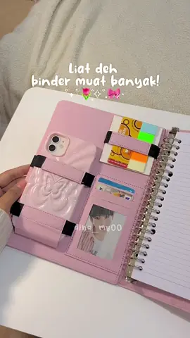 Binder muat sebanyak ituuu, mana warnanya cantik bgt!😖💖 #binder #binderkuliah #bindermultifungsi #bindernotebook #notebook #stationery 