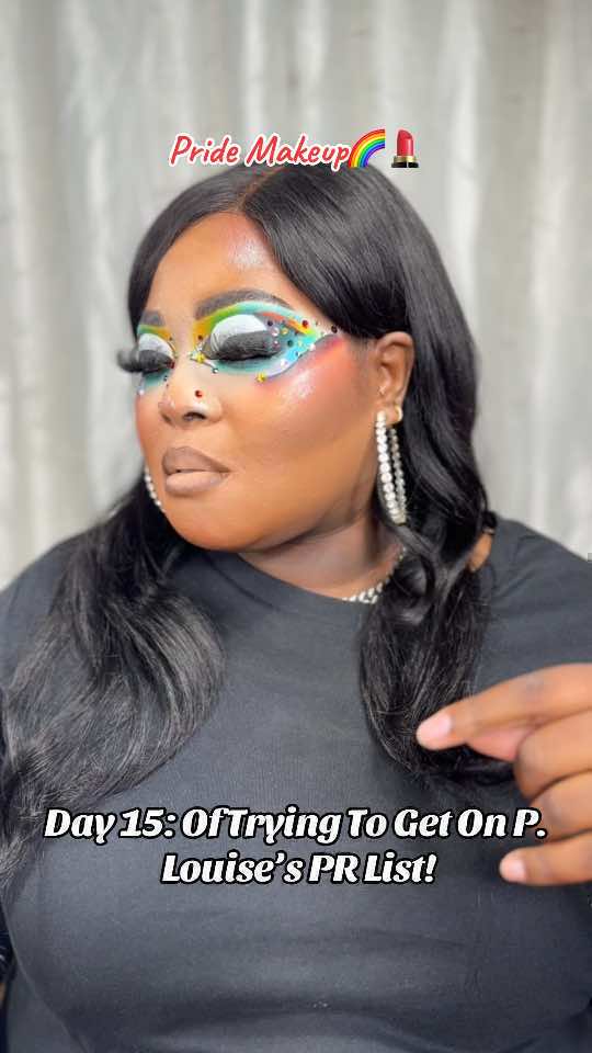 Day 15: @PLOUISE Please add me to the PR LIST!! @Paige Louise  #beautyonqway #plouisemakeup #Pride #pridemonth #pridemakeup #makeup #plouise #plouise_makeup_academy 