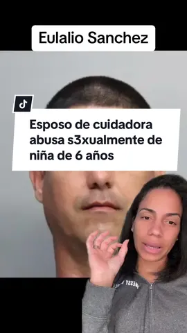 🚨 Eulalio Sanchez de 47 años arrestado en Hialeah por abus@R de una niña de 6 años que estaba al cuidado de su esposa! #greenscreen 
