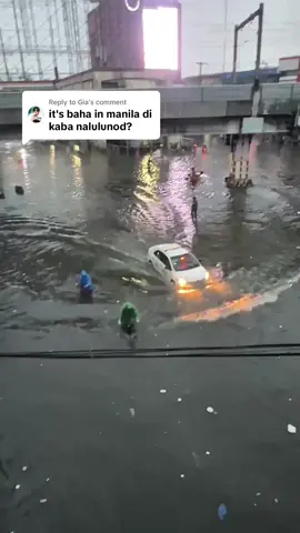Replying to @Gia Baha in manila #typhooncarina #manilaflood #flood #flooded #manila #baha @Summerkayne 