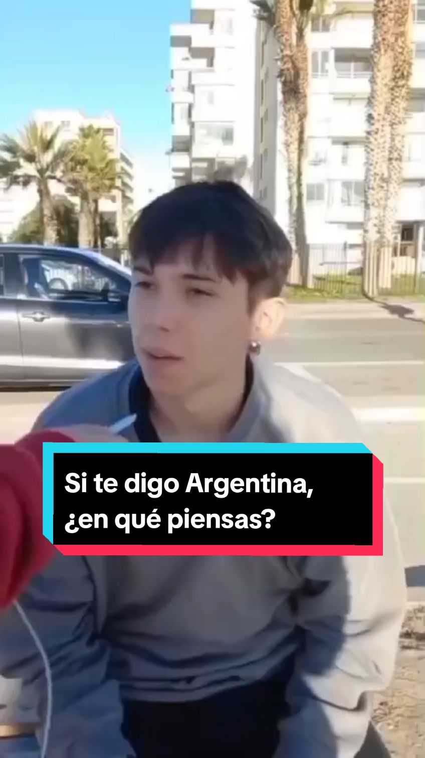 Qué piensan los CHILENOS 🇨🇱 cuando escuchan ARGENTINA 🤔🇦🇷 #chile #argentina #messi #maradona #gardel #alfajor  #mate #fútbol #CopaAmerica #fyp #parati #foryou #paratiiiiiiiiiiiiiiiiiiiiiiiiiiiiiii #preguntas #entrevista  #preguntasyrespuestas   #foryoupage #Viral #viraltiktok #tiktok #chilenos #argentinos #uruguay #peru #bolivia #venezuela #colombia #ecuador #brasil #españa #mexico #costarica #nicaragua #elsalvador #guatemala #honduras #republicadom #panama 