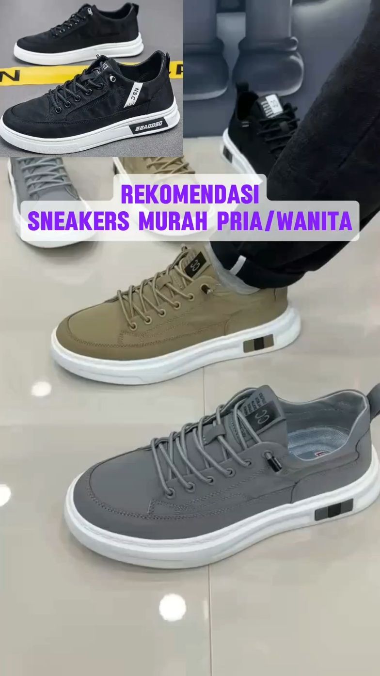 woy, ini apalagi coooo, nyaman banget ini dikaki, dah co aja dikeranjang kuning. #sepatusneaker #sneakerwanita #sepatuwanita #sepatusneakerpria #sneakerpria 
