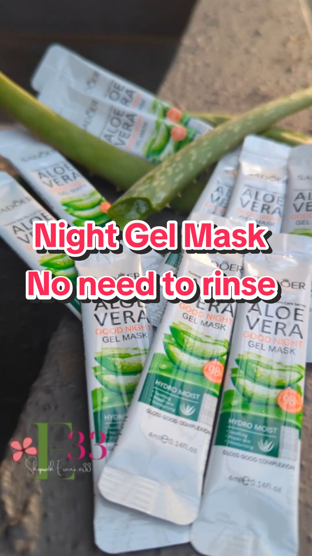 Try this Sadoer Good Night Aloe Vera Gel Mask, designed for night use. Apply it before you sleep & wake up with beautifully  hydrated skin 🍃Very convenient  🍃No Rinsing Required  🍃No waiting time 🍃Continuous Nourishment throughout the night 🍃Aloe Vera is gentle  🍃Suitable for all skin types #nightmask #essence33 #sg #shopwithessence33 #foryou #aloeveramask #skincare  #weeklywedrush #gelmask #nightskincareroutine #fyp  #sgwomen #sgladies  #tiktoksg  #convenient #createtowin #singapura #sgtreatyourself #facecare  #tiktokshopsg #tiktokshops  #calmingessence 