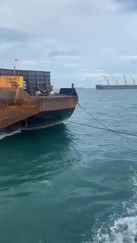 sehat sehat para pejuang keluarga #kapal #tongkang #tugboat #batubara #kapallaut #fyp #viralvideo #viraltiktok 