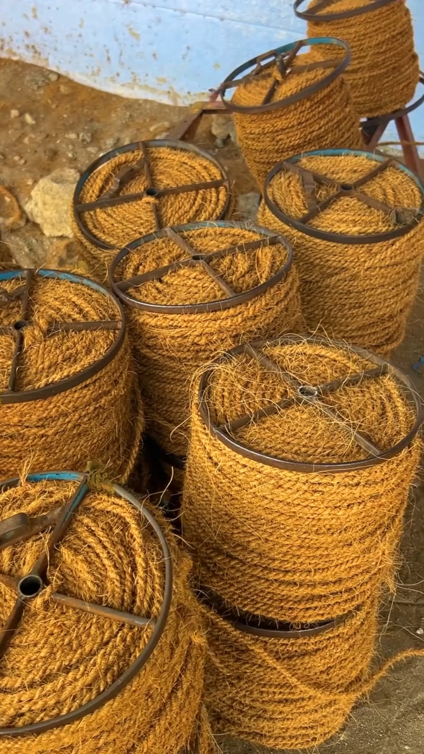 #COCONUT #ROPE #MANUFACTURING #AMAZING #FACTORY #PROCESS 