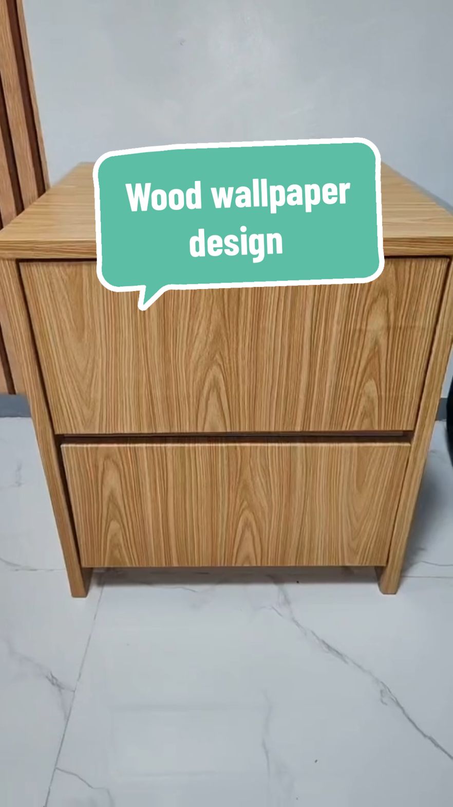 Grabe nag mukhang bago. Wood wallpaper design self adhesive pvc waterproof sticker 10mx45cm #wallpaper #woodwallpaper #selfadhesivewallpaper #fypシ゚viral #fypシ #foryou #trending #viral 