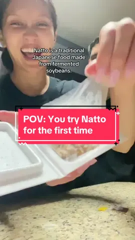 I’m sorry if i offended anyone that is 🇯🇵 😂 we’re not used to this #fypage #natto #viet #couple #pov 