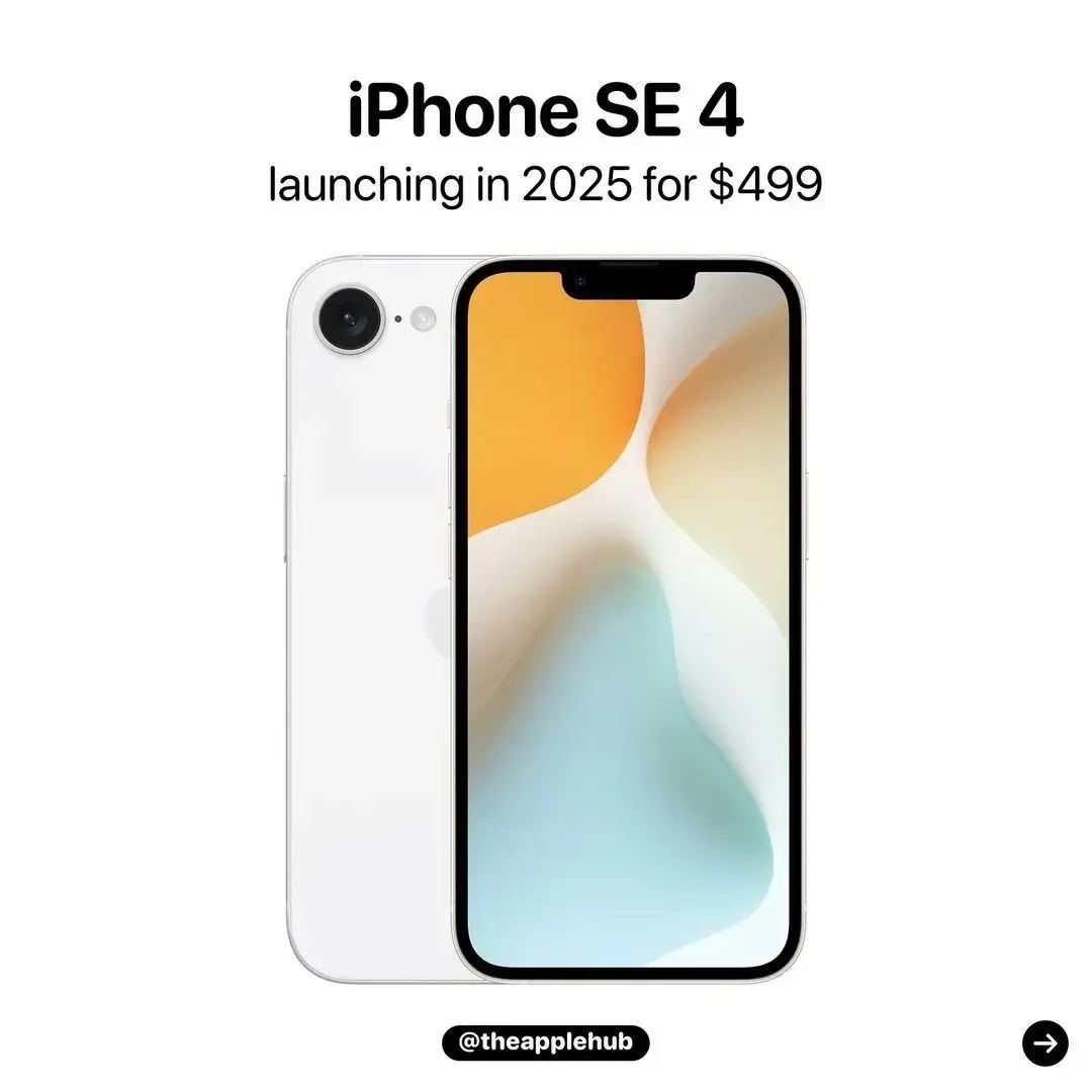 Latest update, the iPhone SE 4 begins production in October 2024 for a March 2025. Source: theapplehub & MacRumors #Apple #iPhoneSE4 