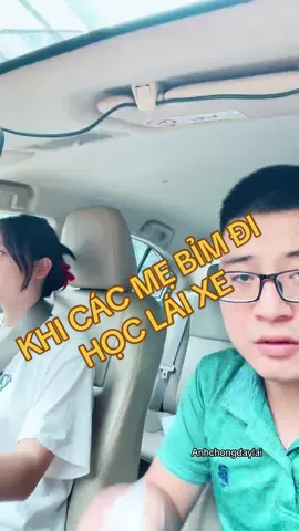 Khi các chị em đi học lái xe #hoclaixeoto #daylaixe #anhchongdaylai #xuhuongtiktok #viral #xuhuong #trending #thibanglai 