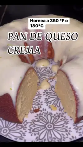 Panque de queso crema #pan #postre #quesocrema #dessert  #Receta  #yummy 