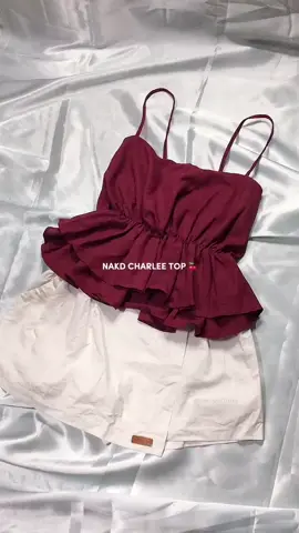 Nakd Charlee Top! ₱99 only 🍒 #nakdtops #topsrecommendation #redtops #fypシ゚viral #fyp 