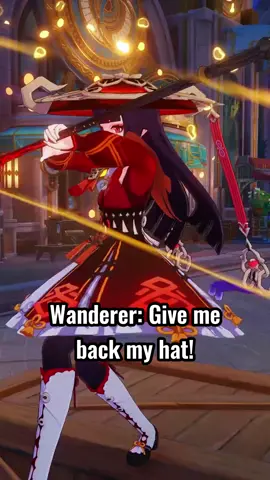 Wanderer: Give me back my hat! #fypage#fyp#genshin#mmd#game#genshimpactedit#GenshinImpact#Wanderer