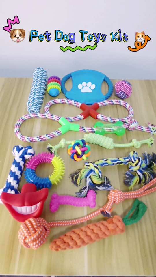 #dogtoys #chewtoys #puppytoys #petdogtoys

🐕 🐩 🐶 15 Pcs Tough Dog Toys Kit Bundle Strong Chew Cotton Rope Knot Ball Squeaker Pet Puppy Teething Toy Dog Teeth Cleaning Toys Tug of War Dog Training Interactive Toys Suitable For Small to Medium Dog Chew Toys / Cat Toys 🐱 🐈 🐈‍⬛ 

#tk #foryou #fyp #foryoypage #tkmademebuyit #toys #pettoys #cattoys #dogtoyrope #chewtoys #dogchewtoys #chewrope #dogchewrope #bundlerope #knotball #toysball #ropeknot #dogropeknot #teethcleaningtoys #teethingtoy #dogtug #dogtugrope #DogTraining #dogteethcleaningrope #dogchewropeknottoys #interactivetoys #dogropetoys #dog #petdogtoy #cottonrope #ropetoys #dogteethcleaning 