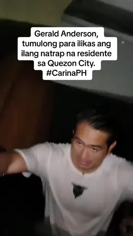 Kapamilya star Gerald Anderson, tumulong para ilikas ang ilang natrap na residente sa Quezon City. #CarinaPH COURTESY: TmaeOsanomae via X