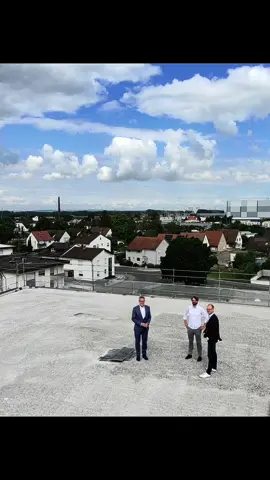 #moderneschule #landratcevorort  Blick in und auf die Baustelle der „Schule in den Weschnitzauen“ in Biblis