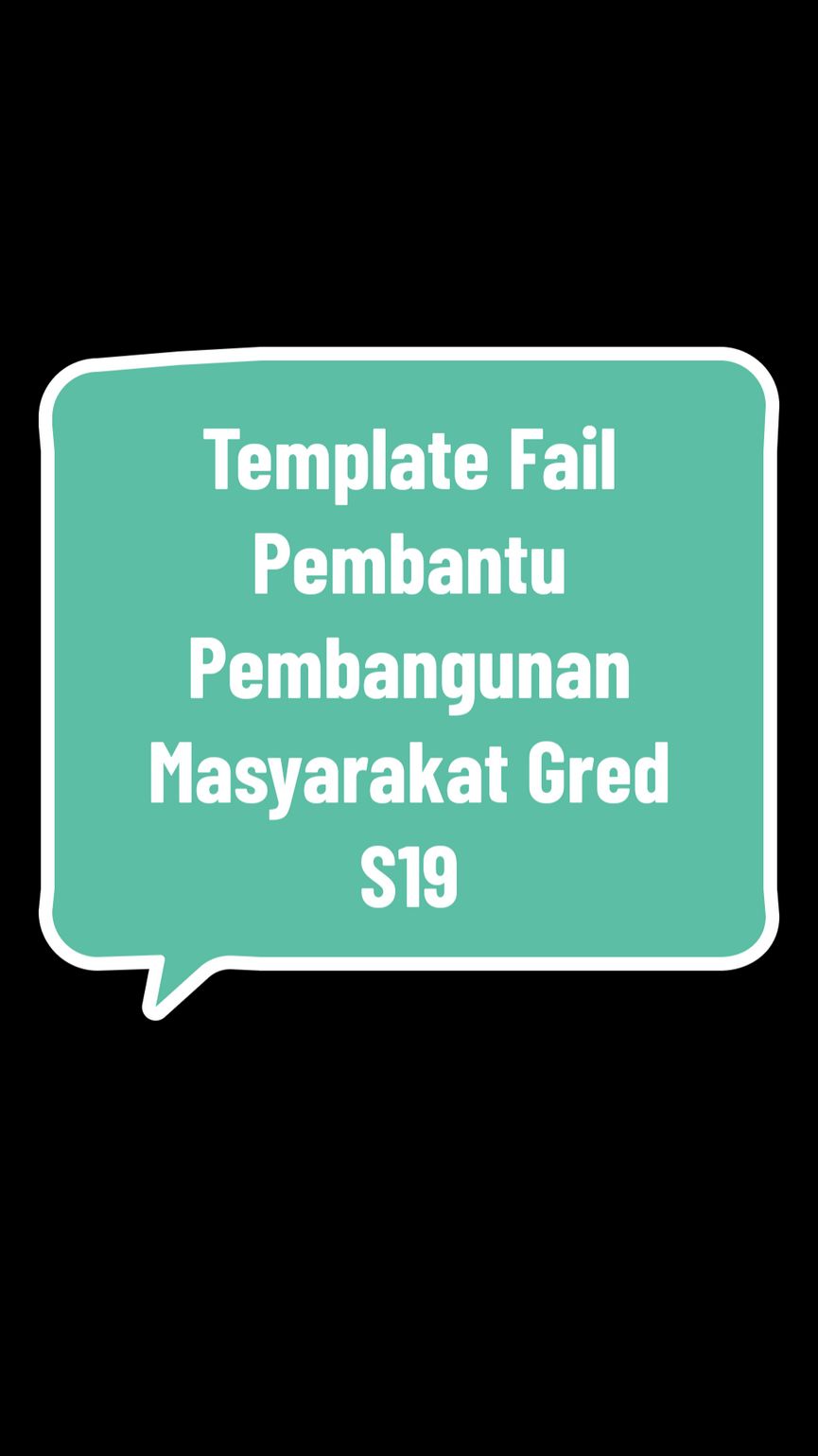 Template Fail Temu Duga Pembantu Pembangunan Masyarakat Gred S19 (KEMAS).. Boleh kilk link di bio untuk pilihan design dan jawatan 😉#pembantupembangunanmasyarakats19 #kemas #KEMAS #failtemuduga #resumebynik #fypシ゚viral 