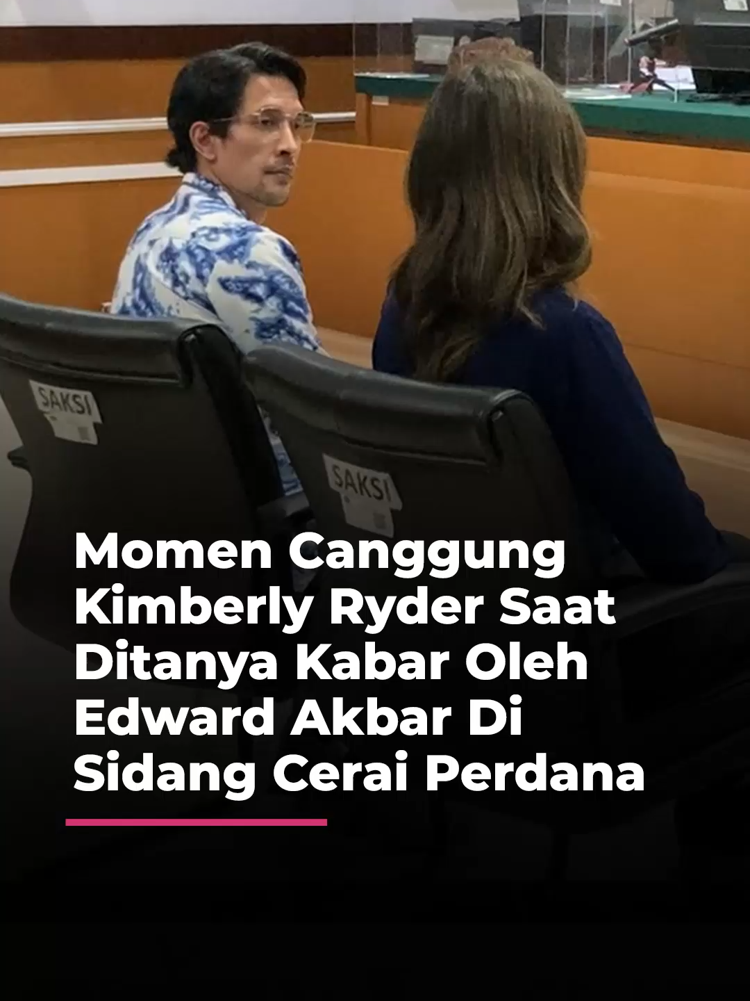 Momen Canggung Kimberly Ryder Saat Ditanya Kabar Oleh Edward Akbar Di Sidang Cerai Perdana #KimberlyRyder #EdwardAkbar #VideoKL #KLch