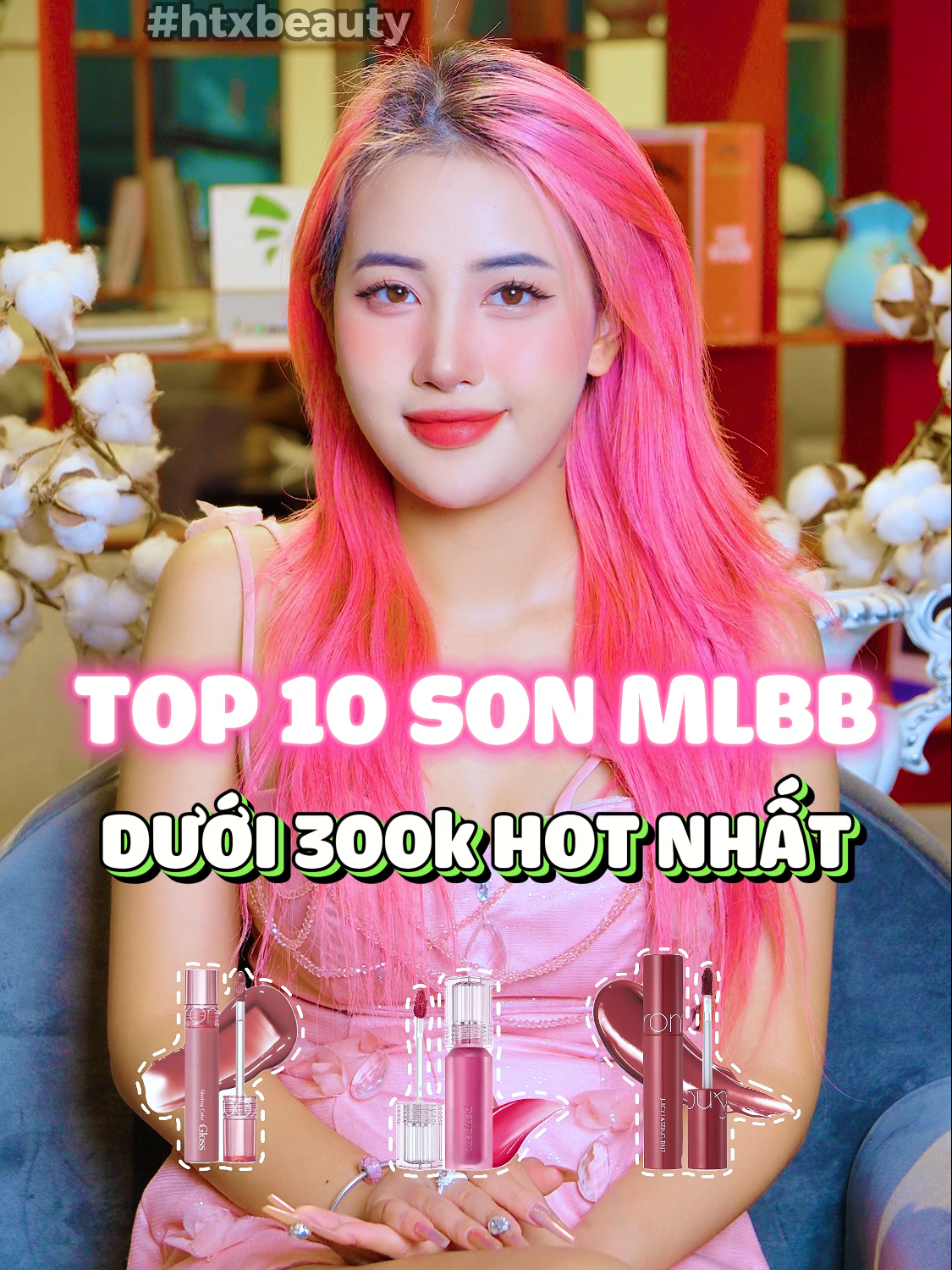 TOP 10 DÒNG SON MLBB hot nhất hiện nay #otanetwork #lancertalents #htxbeauty #beauty #lipstick #cosmetic #mlbb