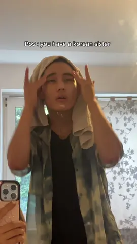 His face massage skills lol
