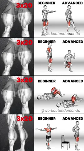 Transform your legs with these lower body workouts! 💪🔥 From beginner to advanced, these exercises will strengthen and tone your legs and glutes. Perfect for all fitness levels! 🏋️‍♂️ Beginner: 1️⃣ Squats: 3 sets x 20 reps 2️⃣ Lunges: 3 sets x 20 reps 3️⃣ Glute Bridges: 3 sets x 20 reps 4️⃣ Calf Raises: 3 sets x 20 reps Advanced: 1️⃣ Pistol Squats: 3 sets x 20 reps 2️⃣ Jumping Lunges: 3 sets x 20 reps 3️⃣ Single-Leg Glute Bridges: 3 sets x 20 reps 4️⃣ Bulgarian Split Squats: 3 sets x 20 reps #LowerBodyWorkout #LegDay #FitnessGoals #MuscleBuilding #GymTok #GetFit #Endomondo