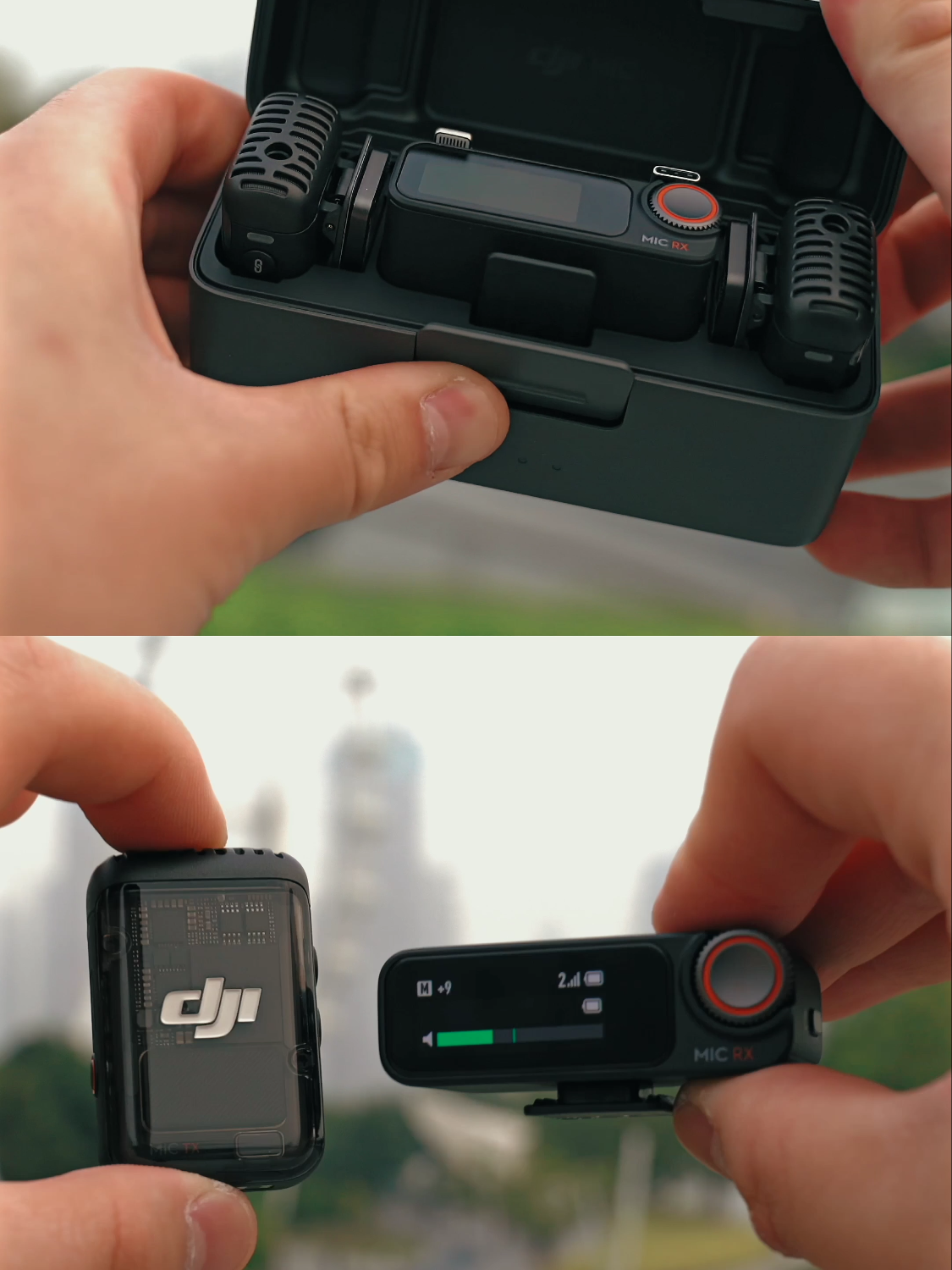 Elevate your content with the compact and easy-to-use #DJIMic2 🎙️🎥 #DJI #wirelessmic #contentcreator #noisecancelling