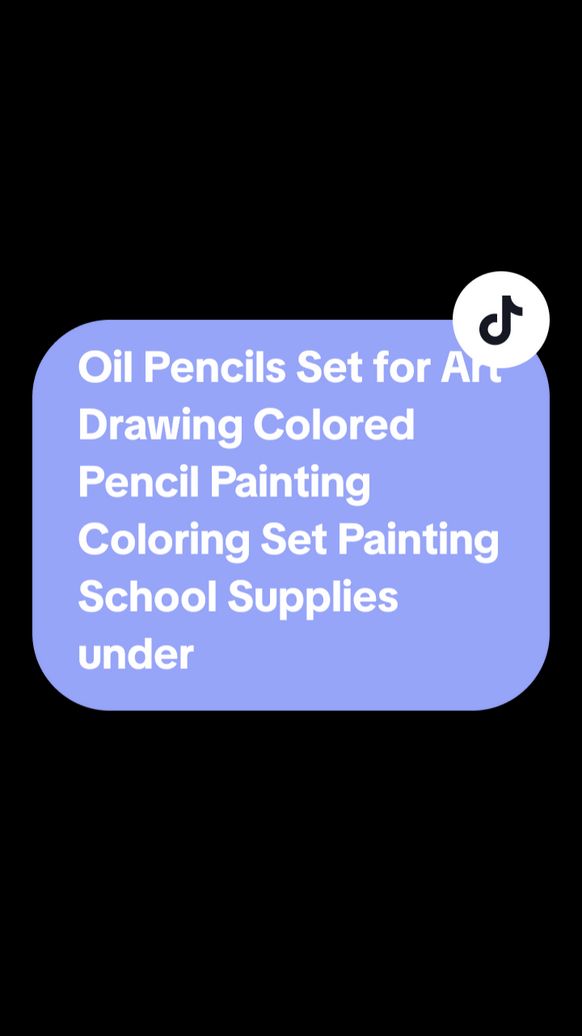 Oil Pencils Set for Art Drawing Colored Pencil Painting Coloring Set Painting School Supplies under ₱127.20 #oilpencils #coloredpencil #coloringset 