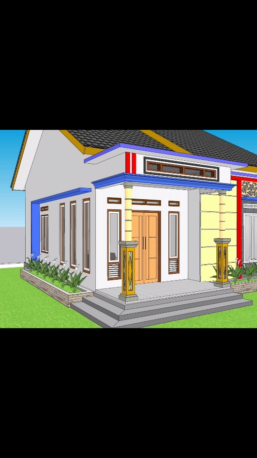 Desain Rumah Minimalis 6x8 meter,  #rumah #rumahminimalis #rumahidaman #rumahmewah #desainrumah #desainrumahminimalis #fypシ゚viral #fypage #fyppppppppppppppppppppppp #viralvideo #viraltiktok #viral_video 