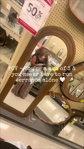 I can’t be the only that likes a shopping partner… Having kids definitely cured the loneliness inside of me. 🥹🤍 #fyp #fy #boymom #momtok #MomsofTikTok #momof3 