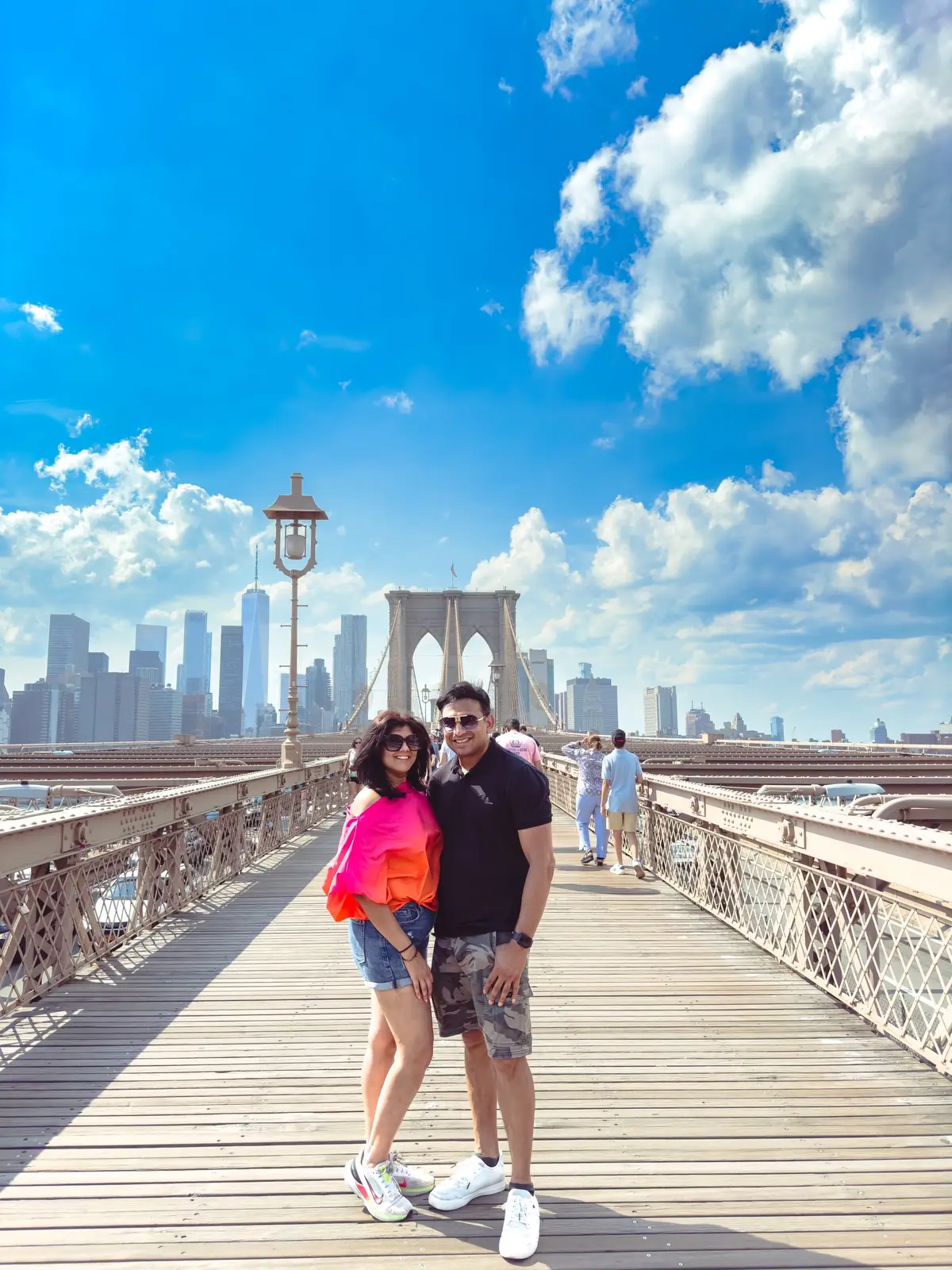 *Captured the energy of Times Square * *Walked across the iconic Brooklyn Bridge * *Dumbo views never disappoint * Strolled through the Vessel at Hudson Yards  ️ #fyp #WeekendVibes #NYC #TimesSquare #Dumbo #BrooklynBridge #Vessel #HudsonYards #Travel #WeekendGetaway