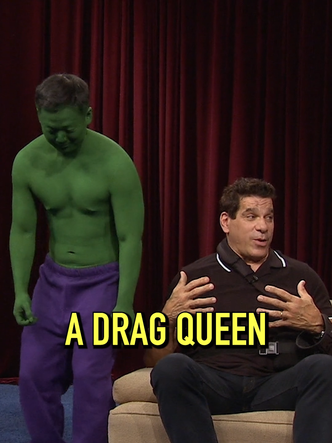 Incredible chemistry #ericandre #thericandreshow #ericandreshow #ericandreclips #tvclips #adultswim #thehulk #incrediblehulk #louferrigno