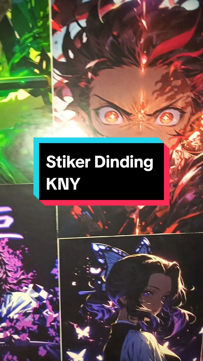 (CUSTOM) Stiker Dinding Anime Viral #wibgajian #wibgajiansale #kimetsunoyaiba #Stikerdinding 