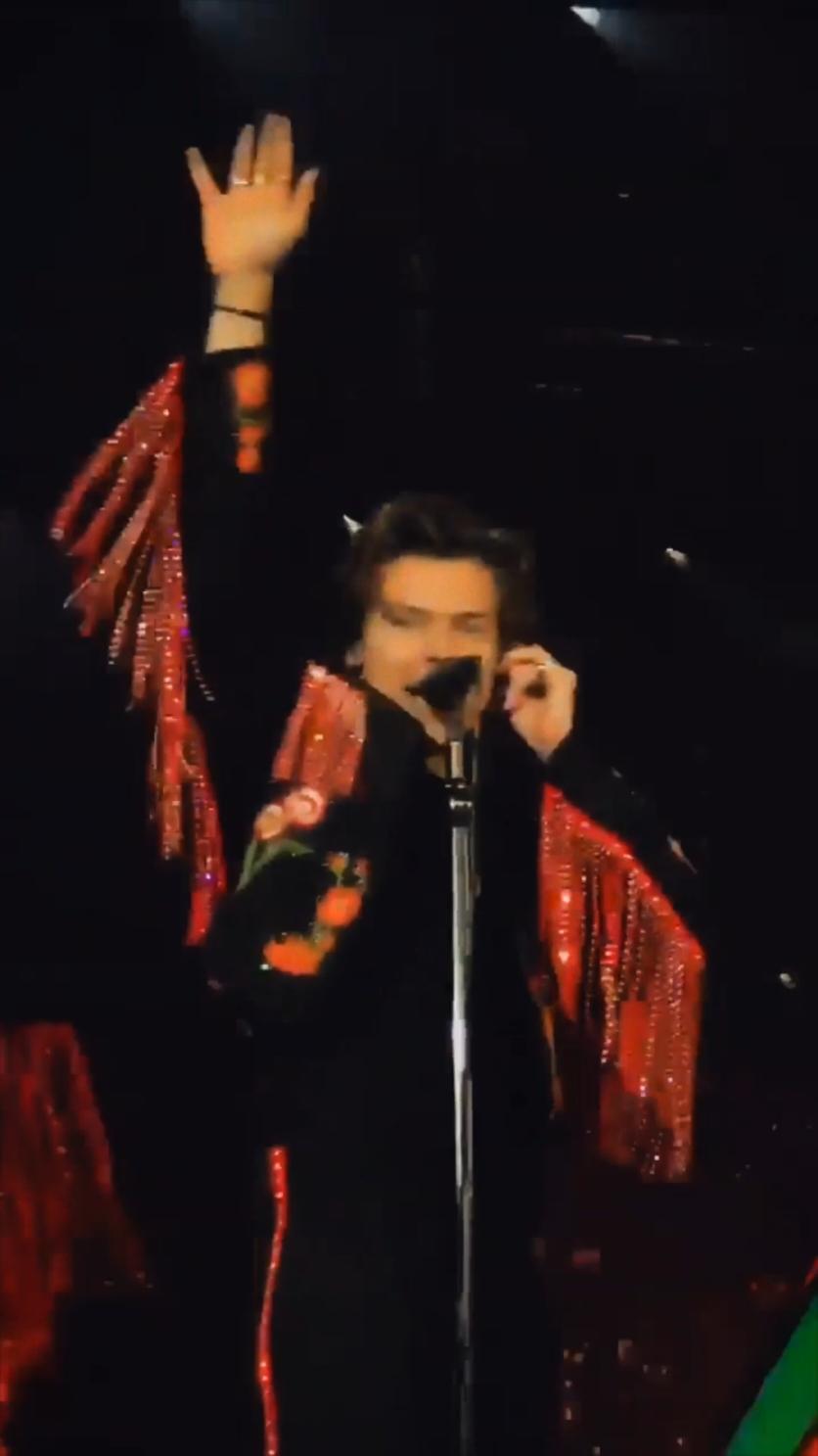 Welcome to the sunshine. #harrystyles #harryshouse #liveontour #loveontour #hs #hslot #familyshow #fineline #fyp #hshq #viral #harrystylesvids #tpwk 