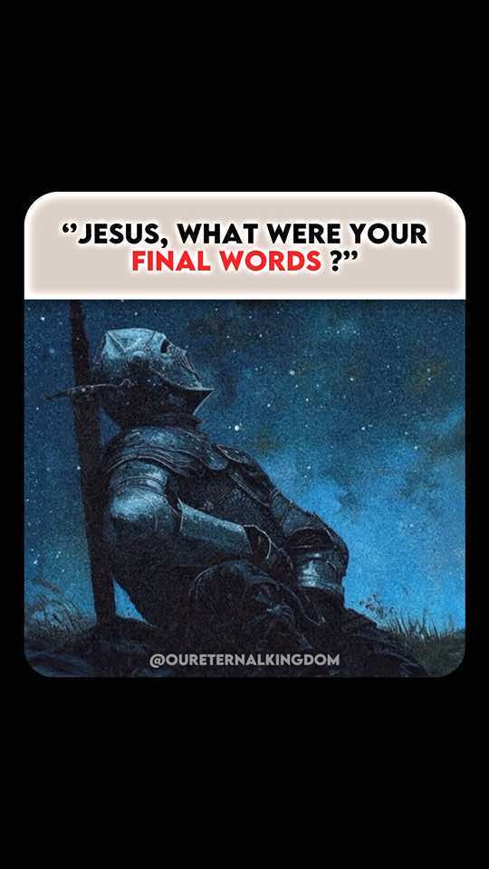 Jesus’ final words ✝️ #amen #christiantiktok #bible #gospel #christianity 