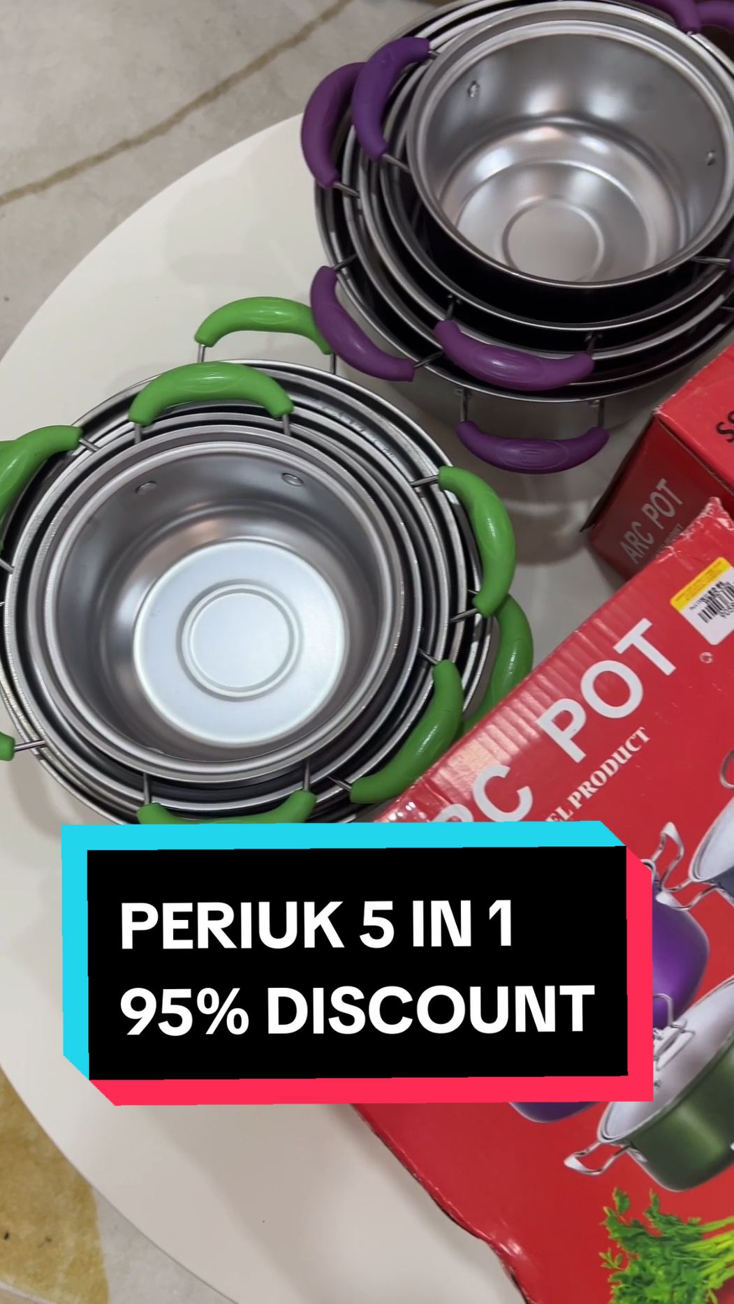 95% GUYS!!! siapa nak bagi !!??? . . . #periuk #periuk5in1 #periukkecikserbaguna #periukviral #periukbaru #promo #live #promolive #masuklive #periuk #periukdankuali #kuali #totorial memasak jajanan lebaran simpel #barangdapur #khadale #ohmykhadaley #lagutrending #video #jualbarangdapur #barabgdapurmurahviral 