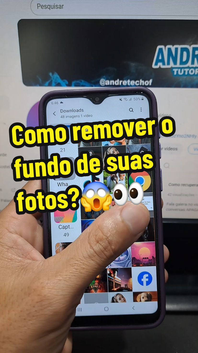 Como remover o fundo de sua foto #foto #removerfundodefoto #imagem #remover #png #truques #dicasparacelular 