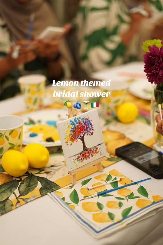 The dreamiest bridal shower for my sister💛  #bridalshower #lemontheme #lemonbridalshower #amalficoasttheme #amalficoast #italy #lemon #fyp 