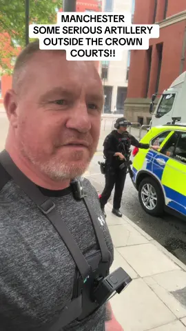 Something heavy going on in Manchester Courts today #police #youtube 