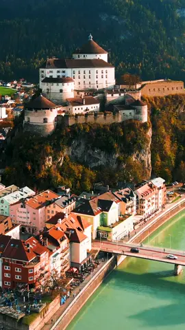 The Kufstein Fortress is one of the most impressive Medioeval constructions in Tyrol. It was first constructed in the 12th century in order to control the entrance into the valley. #kufstein #europe #austria #castle #travel 