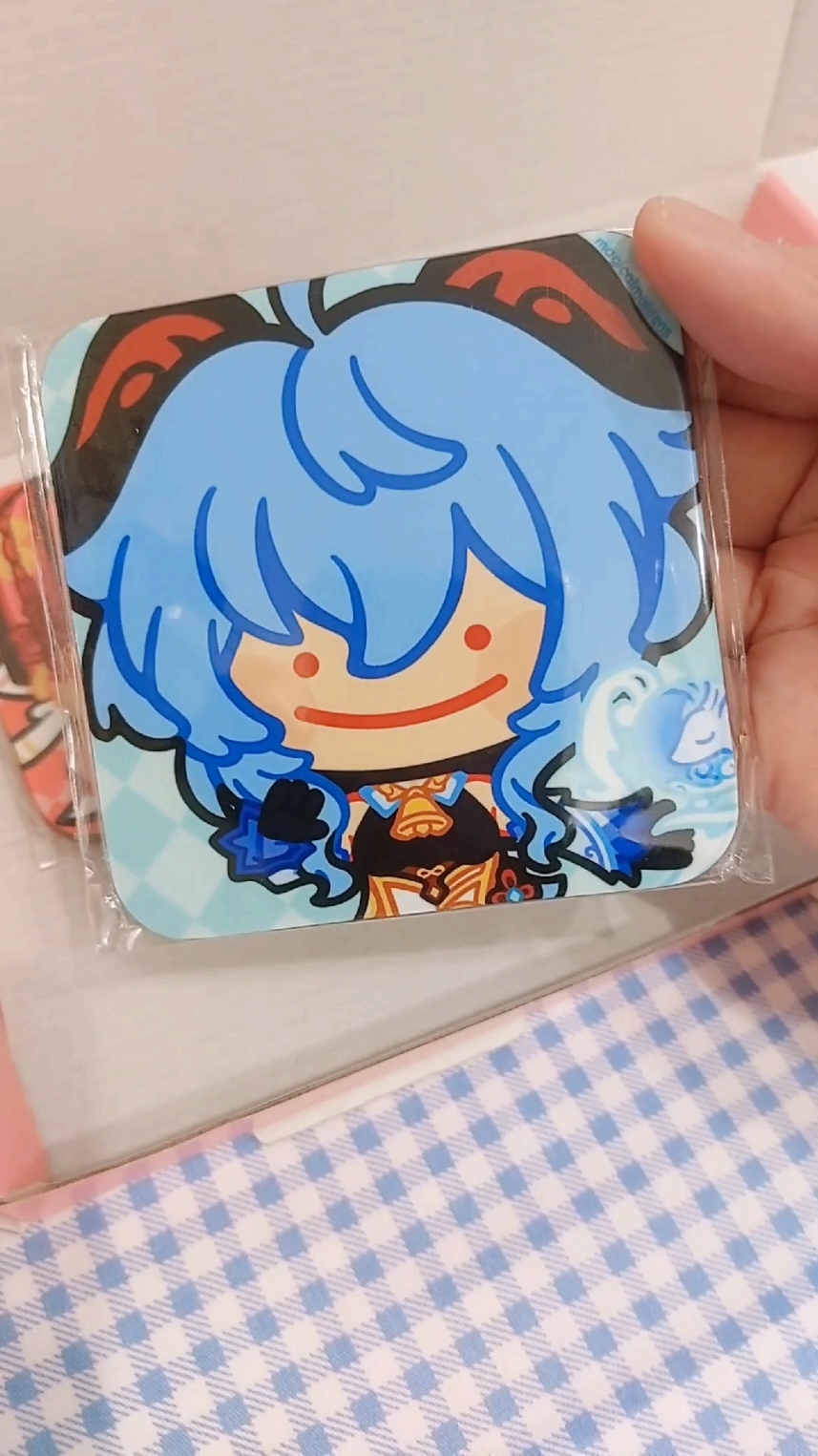 Cute and quick genshin merch vid for Emily!! :) I'm currently preparing for Megacon Live in Manchester, you'll see goodies like these there and much more too! #orderpacking #genshinmerch #ganyumain #ganyu #yanfei #hutao #hoyofair #GenshinImpact 