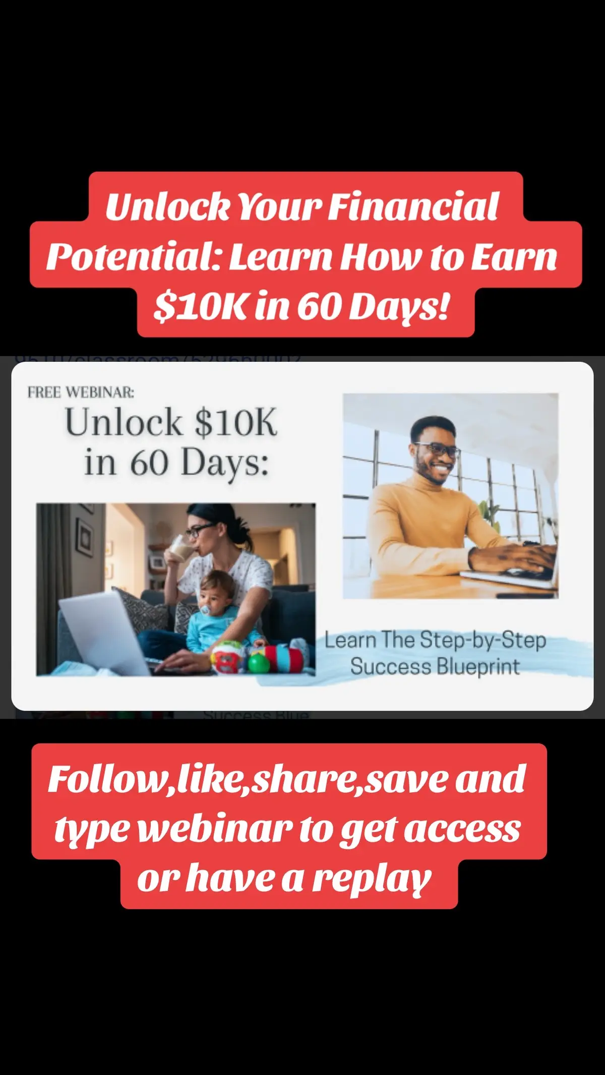 Are you ready to transform your financial future? Join us for an exclusive, **FREE webinar** this Friday, where we'll unveil the secrets to earning **$10,000 in just 60 days online**. **What You’ll Discover:** - A clear, step-by-step blueprint to attract paying customers. - Proven strategies that have helped others achieve financial breakthroughs. - Practical tips to start applying immediately, no following needed. **Secure your spot now** and start your journey towards significant financial growth! 👉 [Register Here] https://www.buildlegacywise.com Don’t miss this opportunity to catapult your earnings and achieve your financial goals faster than ever. Warm regards,   Miraluna #HealthcareHeroes #FinancialFreedom #DigitalMarketing #WorkLifeBalance #passiveincome #ofw #ofwlife #digitalmarketingforbeginners #timefreedom #extraincome #creatorsearchinsights #mom #dad 