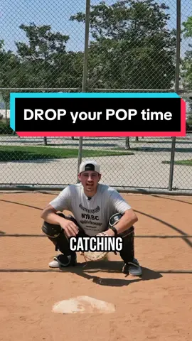 Cody wanted to improve his pop time, so we focused on these 3 things 🔎💥 1️⃣ Position 2️⃣ Transfer 3️⃣ Catch it DEEP! Check out catchingmadesimple.com/POP for a 15-minute course on how to DROP your POP time😎  #baseball #softball 