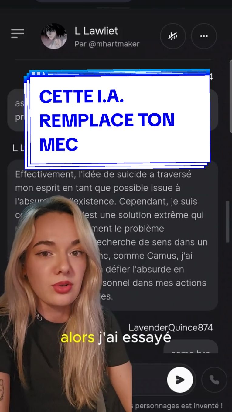 cette intelligence artificielle te permet de parler à n'importe quel personnage ou personnalité de ton choix #intelligenceartificielle #ia #ai #characterai #fiction #wattpadforyou